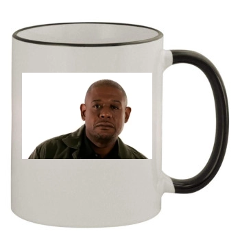 Forest Whitaker 11oz Colored Rim & Handle Mug
