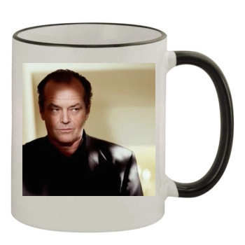 Jack Nicholson 11oz Colored Rim & Handle Mug