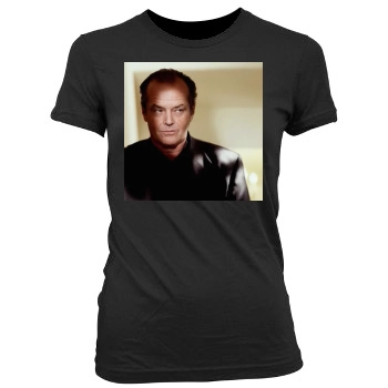 Jack Nicholson Women's Junior Cut Crewneck T-Shirt