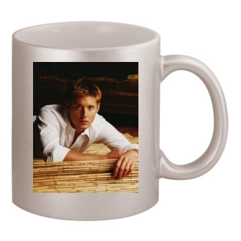 Jensen Ackles 11oz Metallic Silver Mug