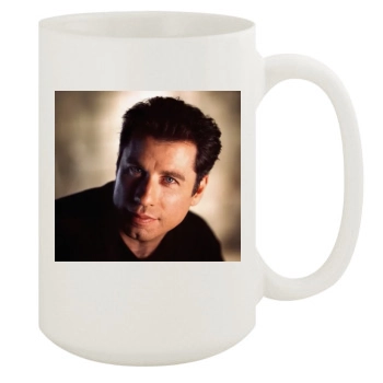 John Travolta 15oz White Mug