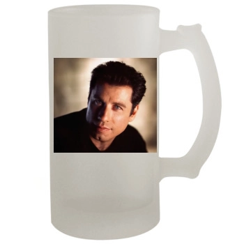 John Travolta 16oz Frosted Beer Stein