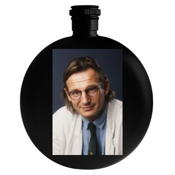 Liam Neeson Round Flask