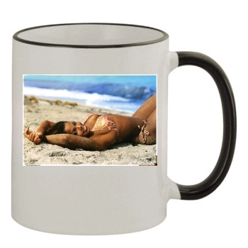 Janet Jackson 11oz Colored Rim & Handle Mug