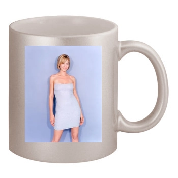 Jenna Elfman 11oz Metallic Silver Mug