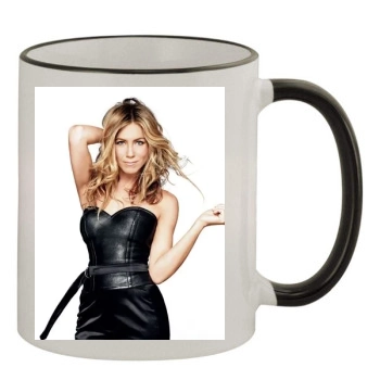 Jennifer Aniston 11oz Colored Rim & Handle Mug