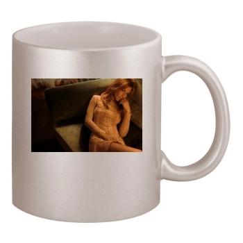 Jennifer Aniston 11oz Metallic Silver Mug