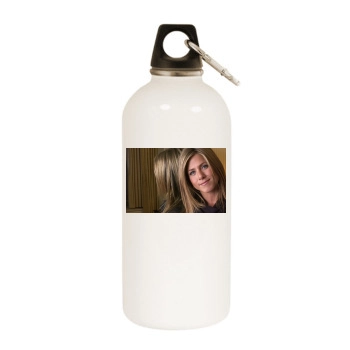 Jennifer Aniston White Water Bottle With Carabiner