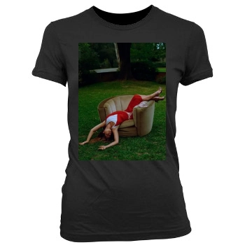 Jennifer Aniston Women's Junior Cut Crewneck T-Shirt