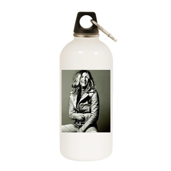 Jennifer Aniston White Water Bottle With Carabiner