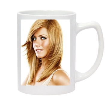 Jennifer Aniston 14oz White Statesman Mug