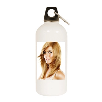 Jennifer Aniston White Water Bottle With Carabiner