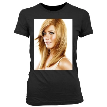 Jennifer Aniston Women's Junior Cut Crewneck T-Shirt