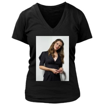 Jennifer Garner Women's Deep V-Neck TShirt