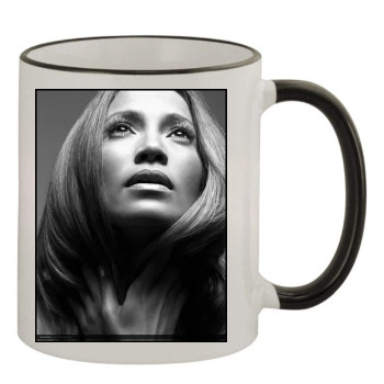 Jennifer Lopez 11oz Colored Rim & Handle Mug