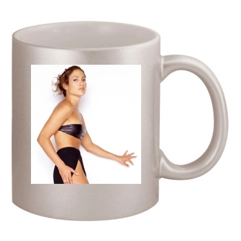 Jennifer Lopez 11oz Metallic Silver Mug