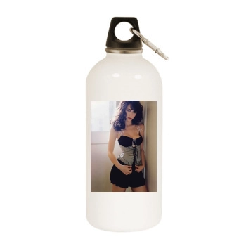 Jennifer Love Hewitt White Water Bottle With Carabiner