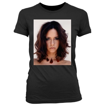 Jennifer Love Hewitt Women's Junior Cut Crewneck T-Shirt