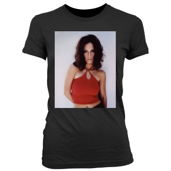 Jennifer Love Hewitt Women's Junior Cut Crewneck T-Shirt