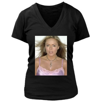 Patsy Kensit Women's Deep V-Neck TShirt