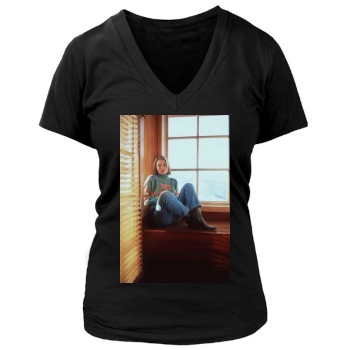 Patsy Kensit Women's Deep V-Neck TShirt