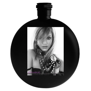 Jessica Alba Round Flask