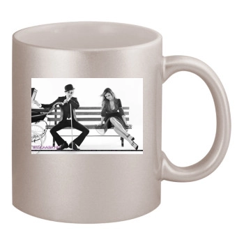 Jessica Alba 11oz Metallic Silver Mug