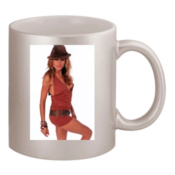 Paulina Rubio 11oz Metallic Silver Mug