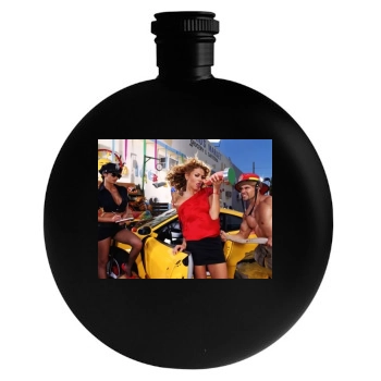 Paulina Rubio Round Flask