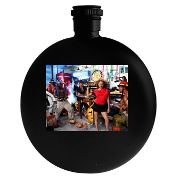 Paulina Rubio Round Flask