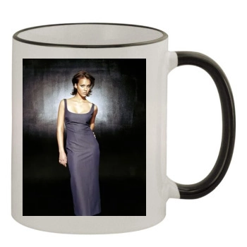 Jessica Alba 11oz Colored Rim & Handle Mug