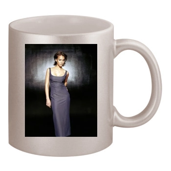 Jessica Alba 11oz Metallic Silver Mug