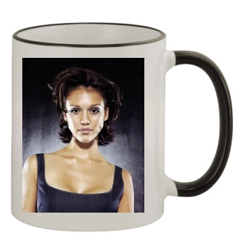 Jessica Alba 11oz Colored Rim & Handle Mug