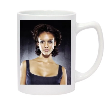 Jessica Alba 14oz White Statesman Mug