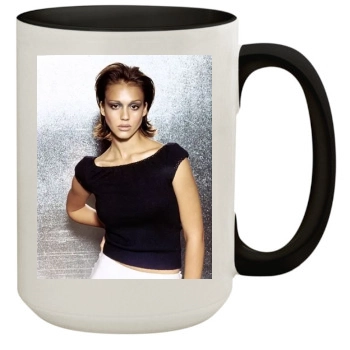 Jessica Alba 15oz Colored Inner & Handle Mug