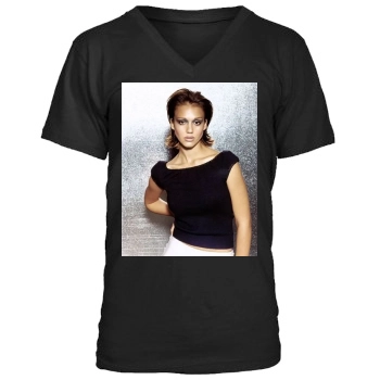 Jessica Alba Men's V-Neck T-Shirt