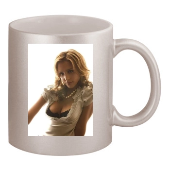 Jessica Alba 11oz Metallic Silver Mug