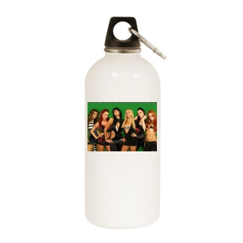 The Pussycat Dolls White Water Bottle With Carabiner