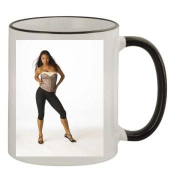 The Pussycat Dolls 11oz Colored Rim & Handle Mug