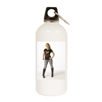 The Pussycat Dolls White Water Bottle With Carabiner