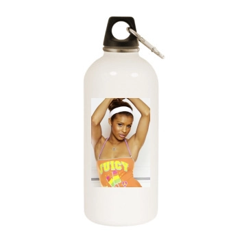 The Pussycat Dolls White Water Bottle With Carabiner