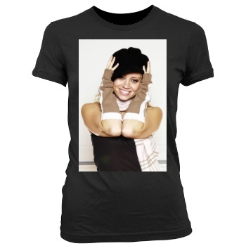 The Pussycat Dolls Women's Junior Cut Crewneck T-Shirt