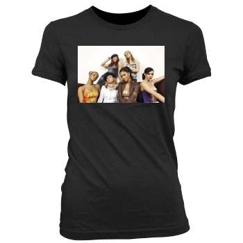 The Pussycat Dolls Women's Junior Cut Crewneck T-Shirt