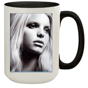 Jessica Simpson 15oz Colored Inner & Handle Mug