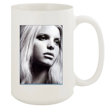 Jessica Simpson 15oz White Mug