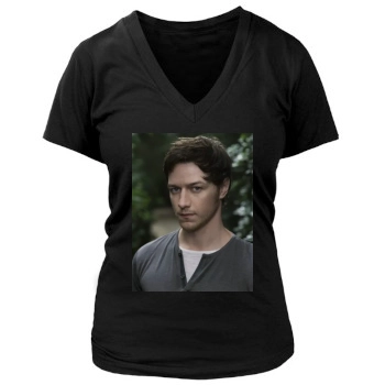 James Mcavoy Women's Deep V-Neck TShirt