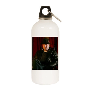 Jeff Daniels White Water Bottle With Carabiner