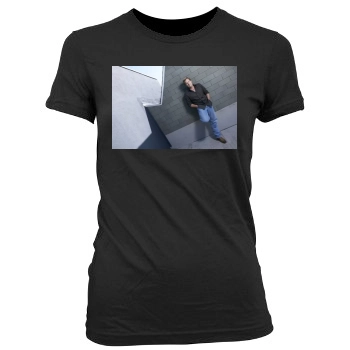 Jeff Daniels Women's Junior Cut Crewneck T-Shirt