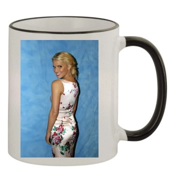 Jessica Simpson 11oz Colored Rim & Handle Mug