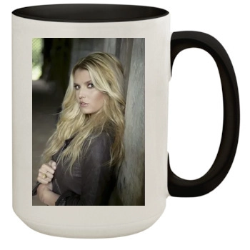 Jessica Simpson 15oz Colored Inner & Handle Mug